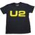 T-Shirt U2 Logo 2018 (Back Print & Ex-Tour) Black M T-Shirt