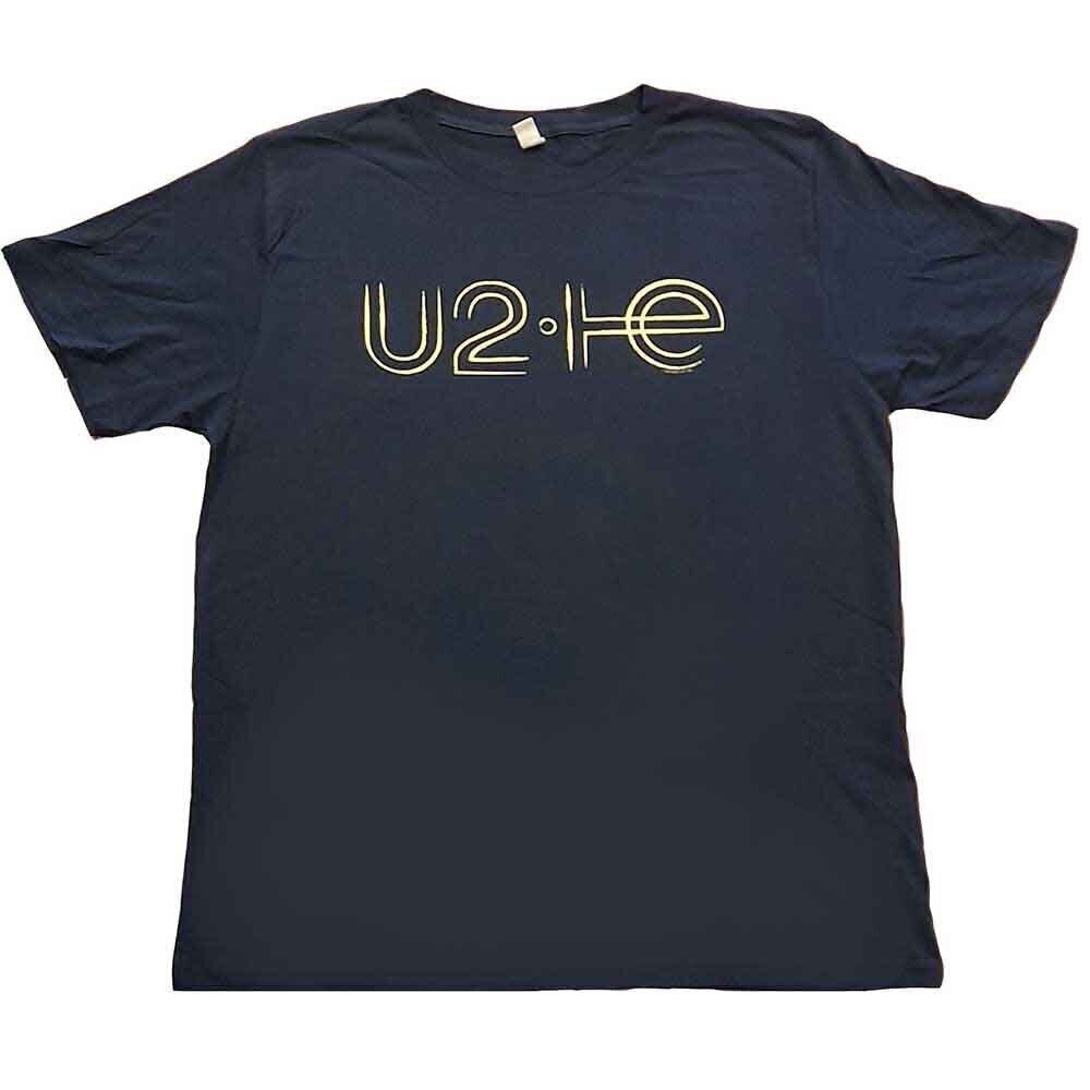 Košulja U2 I+E 2015 Tour Dates (Back Print & Ex-Tour) Navy Blue XL Košulja