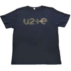 T-Shirt U2 I+E 2015 Tour Dates (Back Print & Ex-Tour) Navy Blue 2XL T-Shirt
