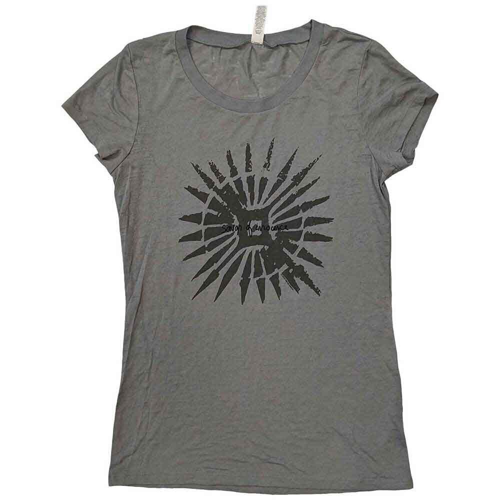 T-shirt U2 Songs of Innocence Disc Art (Ex-Tour) Grey M Feminino T-shirt