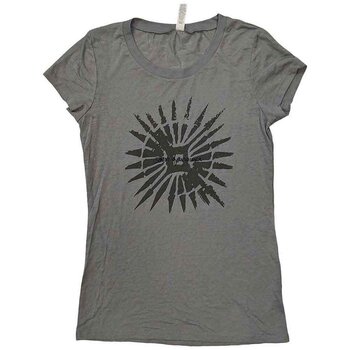 T-Shirt U2 Songs of Innocence Disc Art (Ex-Tour) Grey L Ladies T-Shirt - 1