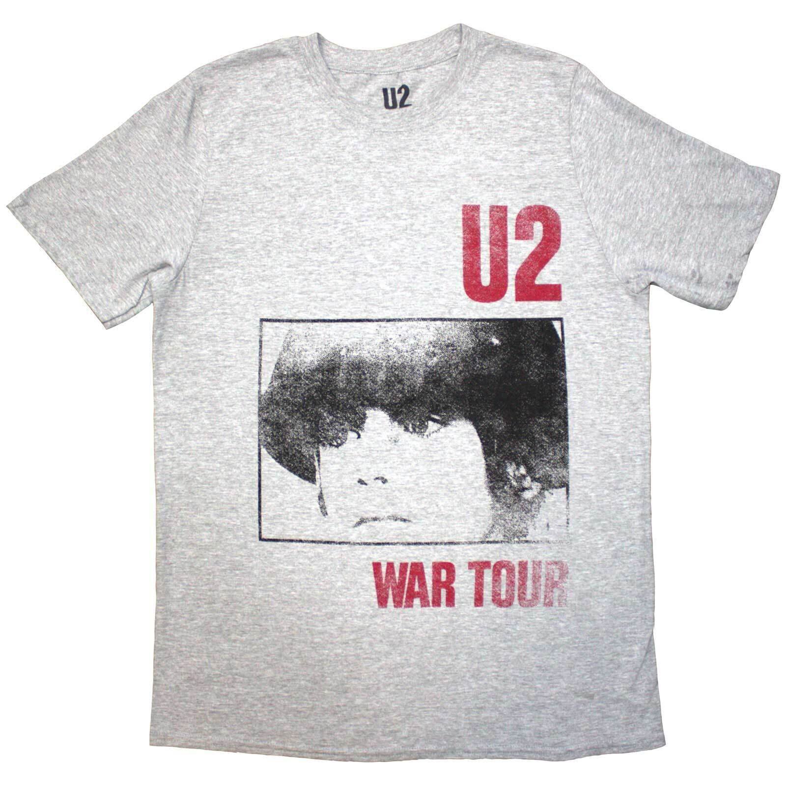 T-Shirt U2 War Tour Grey S T-Shirt