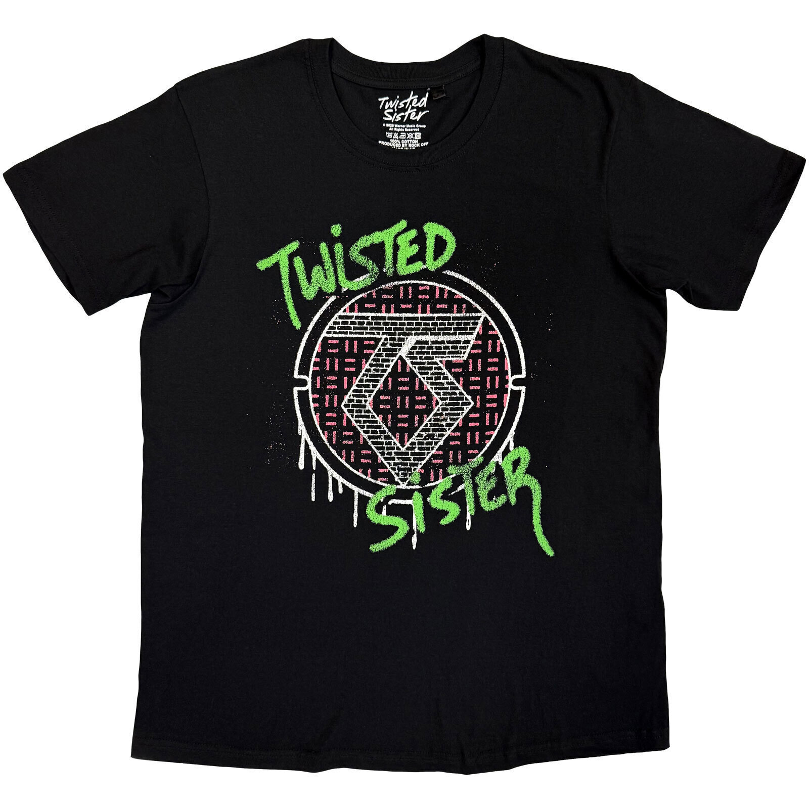 T-Shirt Twisted Sister Come Out Black L T-Shirt