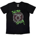 Twisted Sister Come Out Black L Camiseta de manga corta