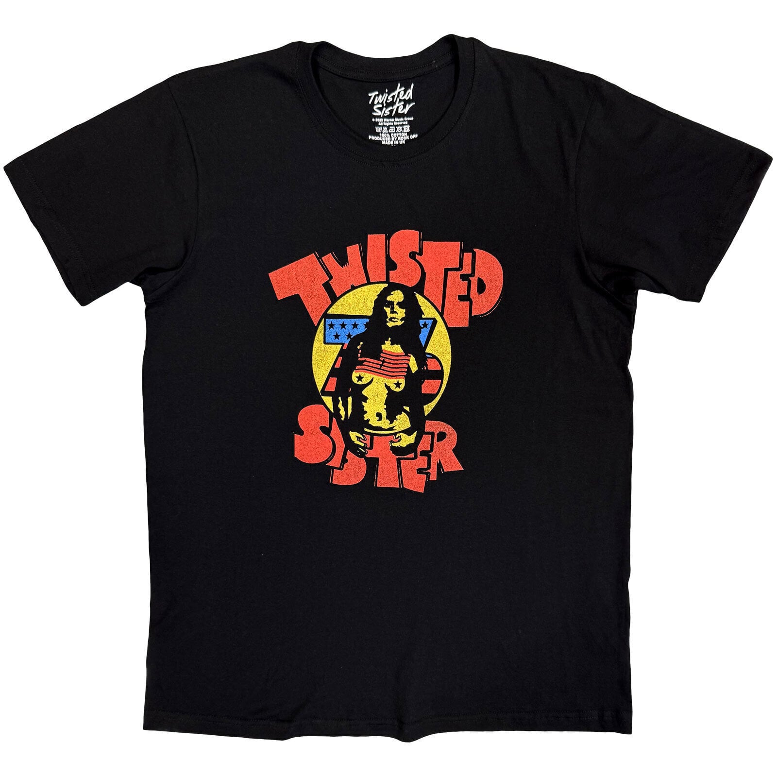 Shirt Twisted Sister '76 Black S Shirt