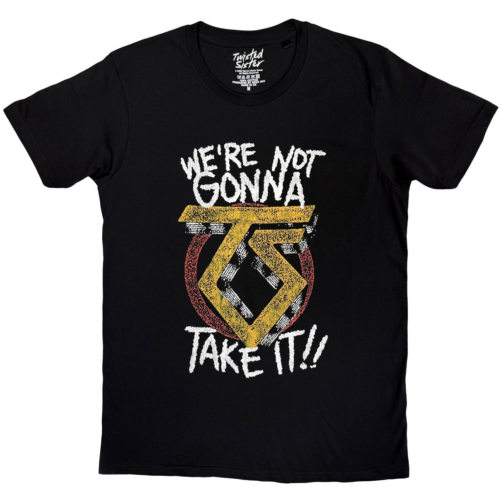 T-Shirt Twisted Sister Not Gonna Take It Black L T-Shirt