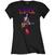 T-Shirt T. Rex Rockin' Black M Ladies T-Shirt
