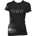 Tool Spectre Baby Doll (Wrap Around & Sleeve Print) Black L Dame Skjorte