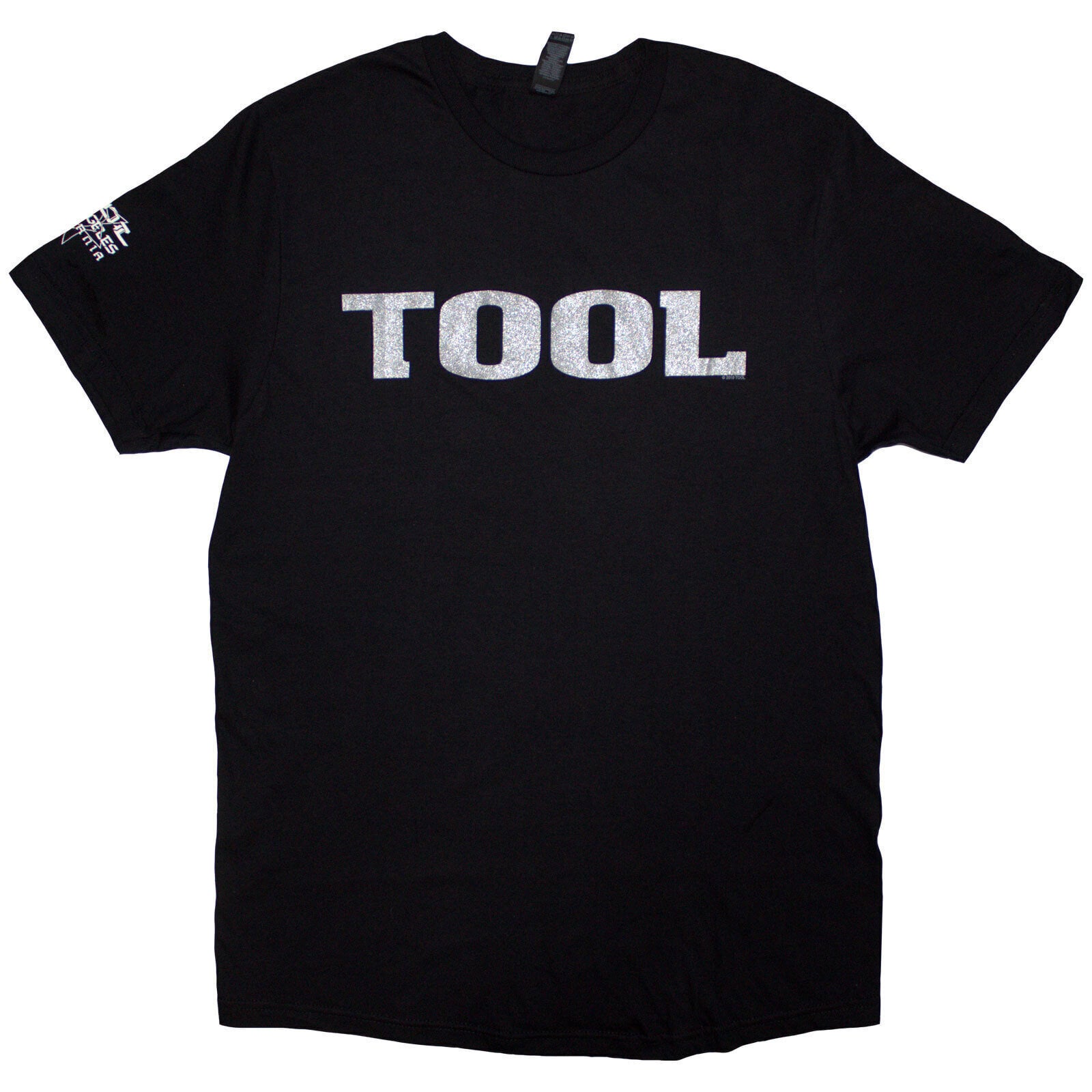 T-shirt Tool Metallic Silver Logo (Sleeve Print) Black M T-shirt