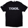Tool Metallic Silver Logo (Sleeve Print) Black M Camiseta de manga corta