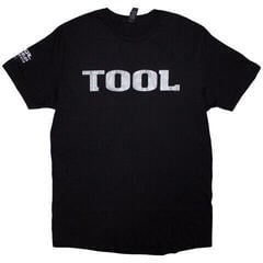 T-Shirt Tool Metallic Silver Logo (Sleeve Print) Black 2XL T-Shirt
