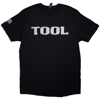 T-Shirt Tool Metallic Silver Logo (Sleeve Print) Black 2XL T-Shirt - 1