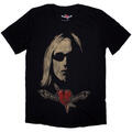 Tom Petty & The Heartbreakers Shades & Logo (Soft Hand Inks) Koszulka z krótkim rękawem Black M