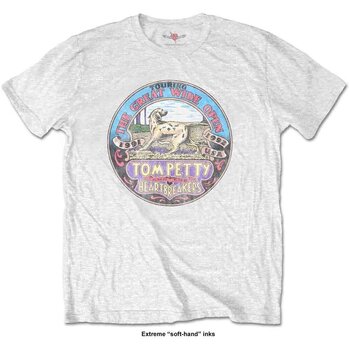 Shirt Tom Petty & The Heartbreakers The Great Wide Open (Soft Hand Inks) White S Shirt - 1