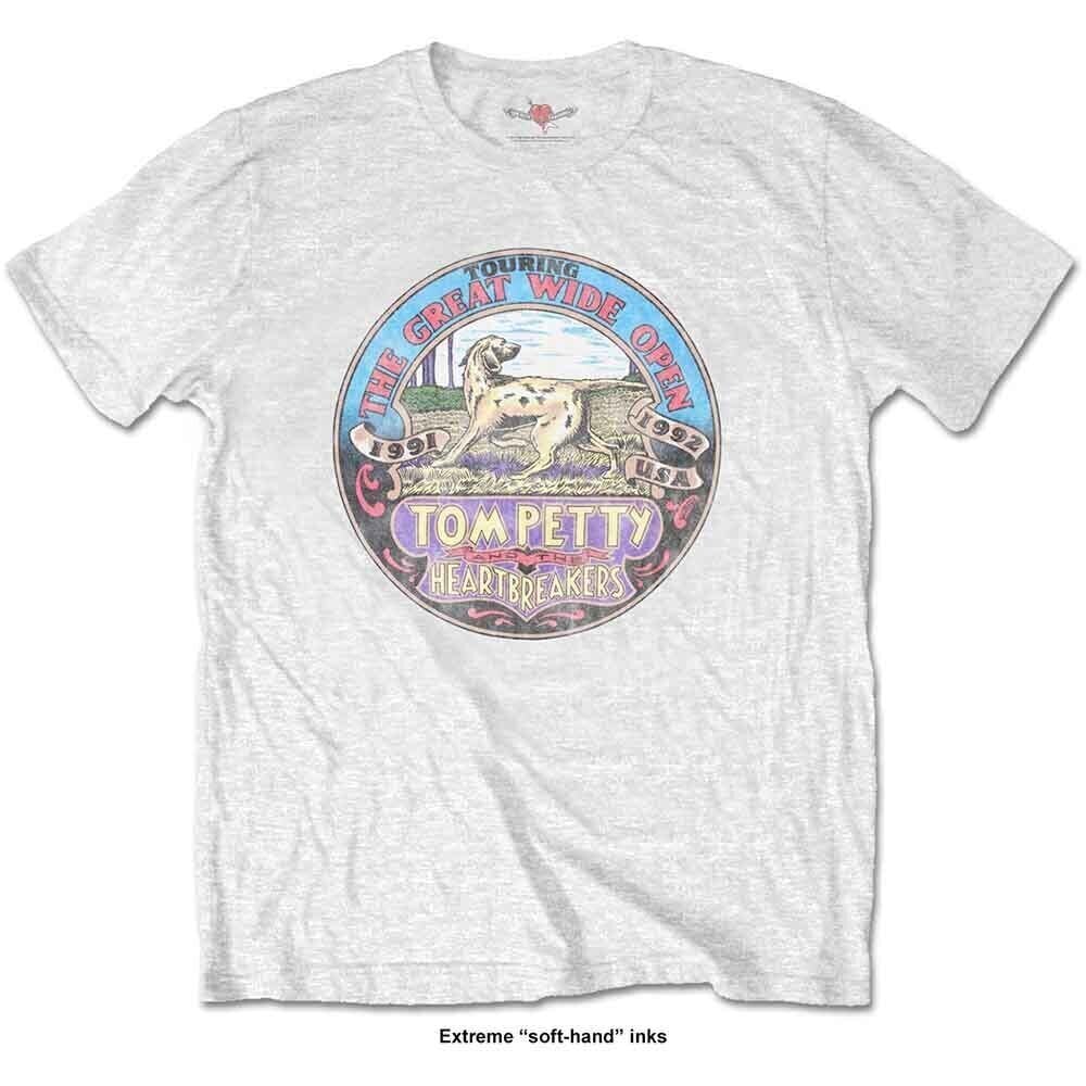 Shirt Tom Petty & The Heartbreakers The Great Wide Open (Soft Hand Inks) White 2XL Shirt
