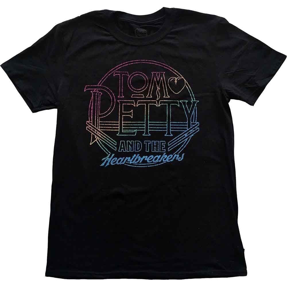 Skjorte Tom Petty & The Heartbreakers Circle Logo Black 2XL Skjorte