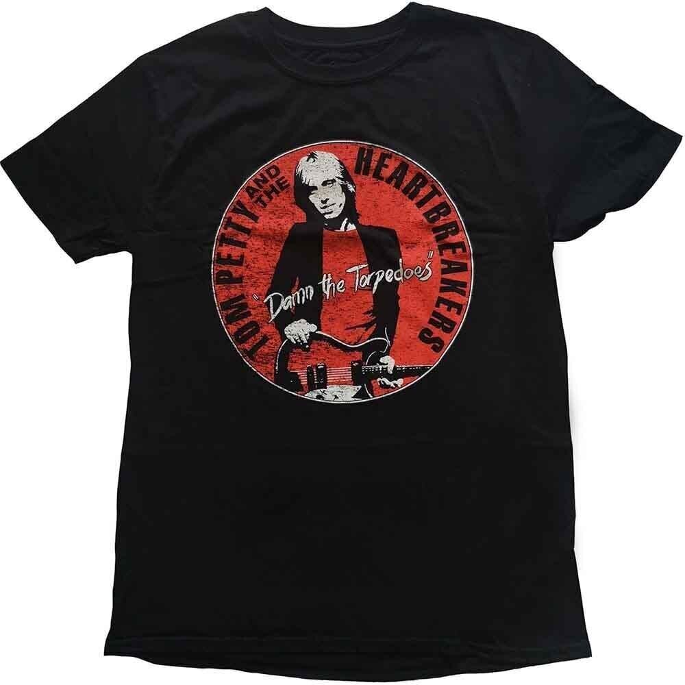 Camiseta de manga corta Tom Petty & The Heartbreakers Damn The Torpedoes Black M Camiseta de manga corta