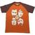T-shirt The Who Faces Raglan Brown & Orange XL T-shirt