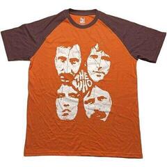 T-Shirt The Who Faces Raglan Brown & Orange 2XL T-Shirt