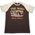T-Shirt The Who Invades America Raglan Brown & Natural M T-Shirt