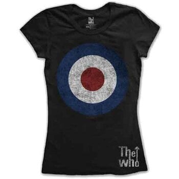 Shirt The Who Target Distressed Black S Dames Shirt - 1