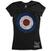 Shirt The Who Target Distressed Black S Dames Shirt