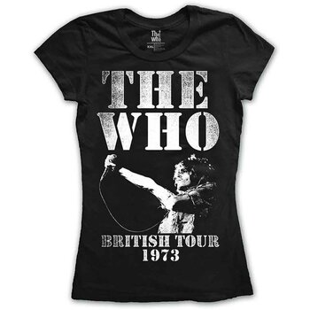 Camiseta de manga corta The Who British Tour 1973 Black M De mujer Camiseta de manga corta - 1