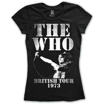 Skjorte The Who British Tour 1973 Black XL Dame Skjorte - 1