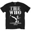The Who British Tour 1973 Black L T-Shirt