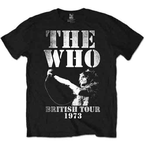 T-shirt The Who British Tour 1973 Black XL T-shirt