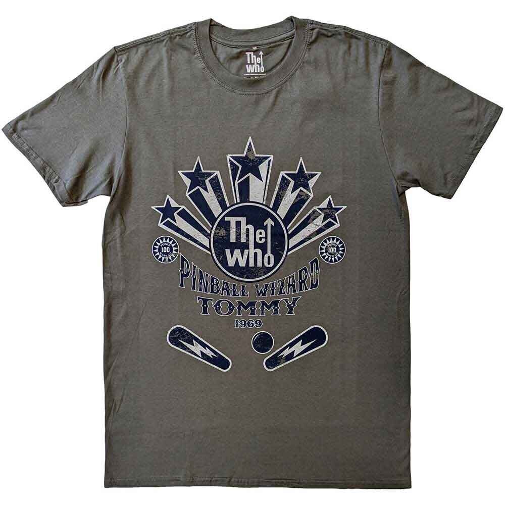 T-shirt The Who Pinball Wizard Flippers Charcoal Grey L T-shirt