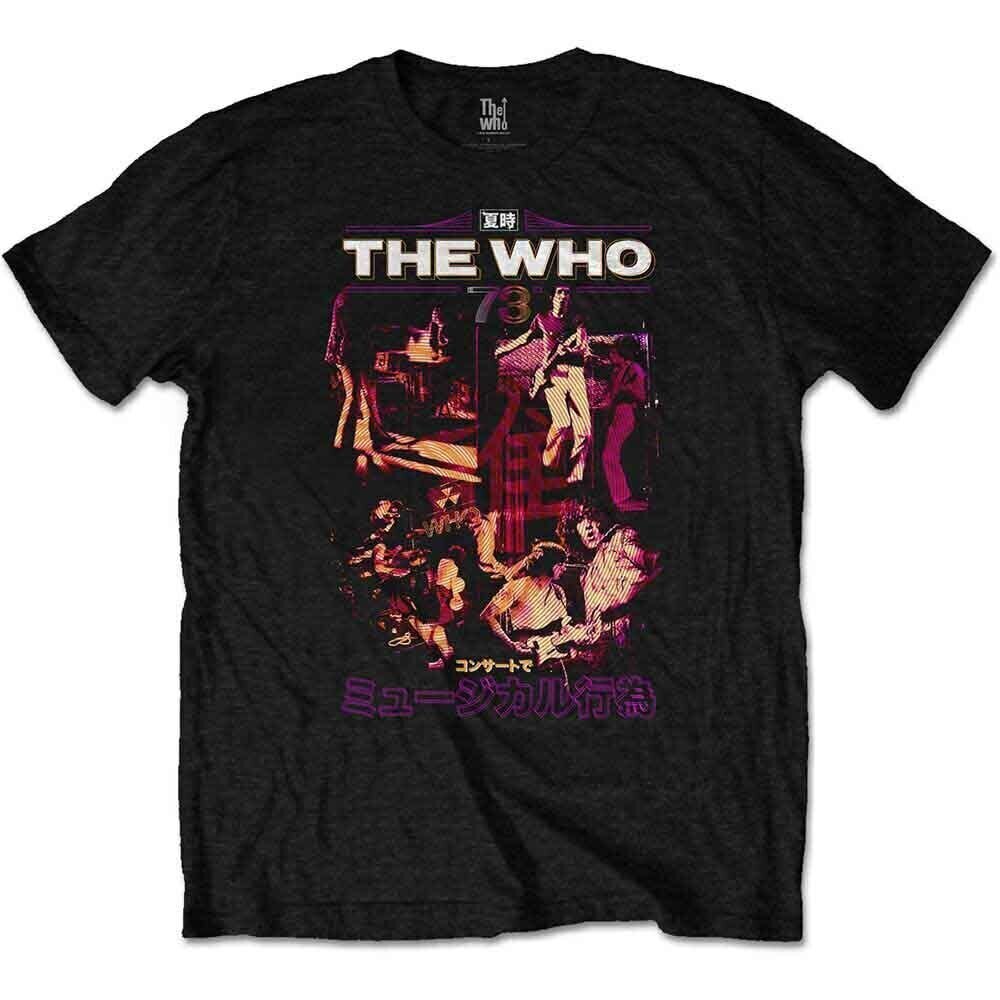 Skjorte The Who Japan '73 Black L Skjorte