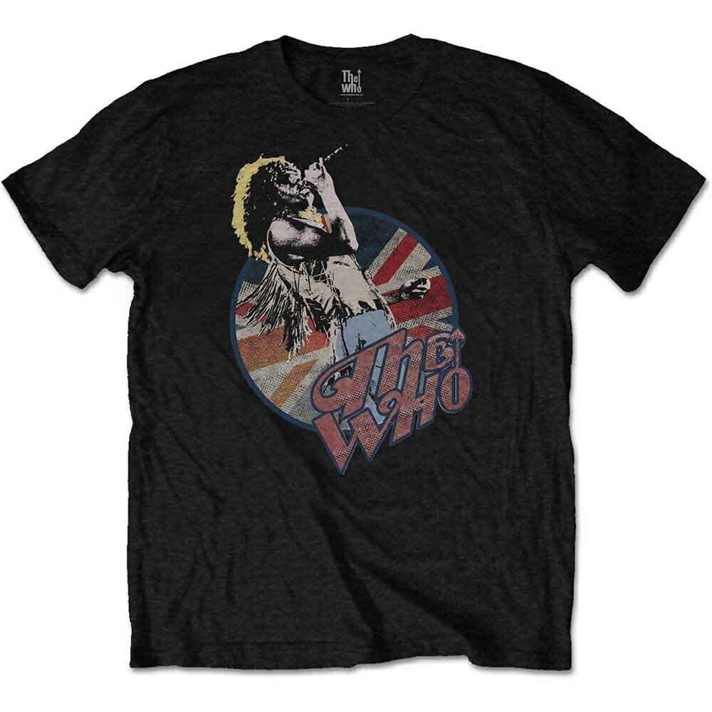 T-Shirt The Who Roger Vintage Pose Black 2XL T-Shirt