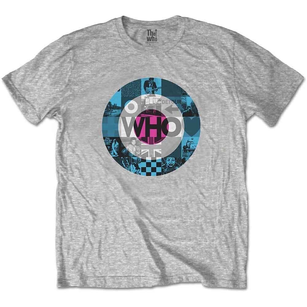 T-Shirt The Who Target Blocks Grey L T-Shirt