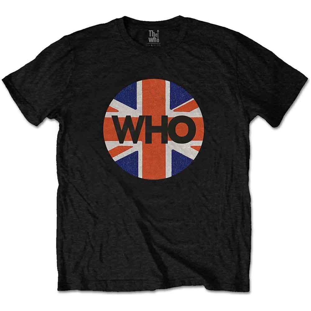 T-shirt The Who Union Jack Circle Black 2XL T-shirt