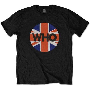 T-shirt The Who Union Jack Circle Black 2XL T-shirt - 1