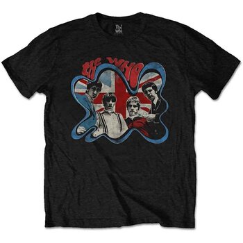T-Shirt The Who Groovy Border Black 2XL T-Shirt - 1