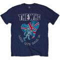 The Who Long Live Rock '79 (Back Print) Navy Blue L T-Shirt