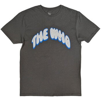 T-shirt The Who Flag Cartoon (Back Print) Charcoal Grey XL T-shirt - 1
