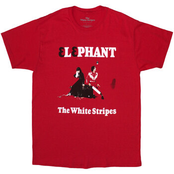 T-shirt The White Stripes Elephant Red 2XL T-shirt - 1