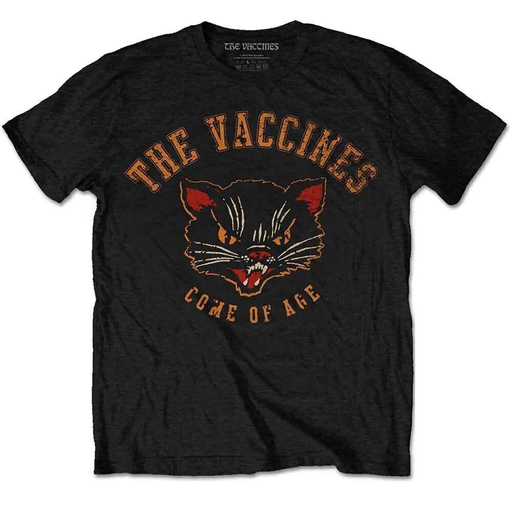 T-shirt The Vaccines Cat Black 2XL T-shirt