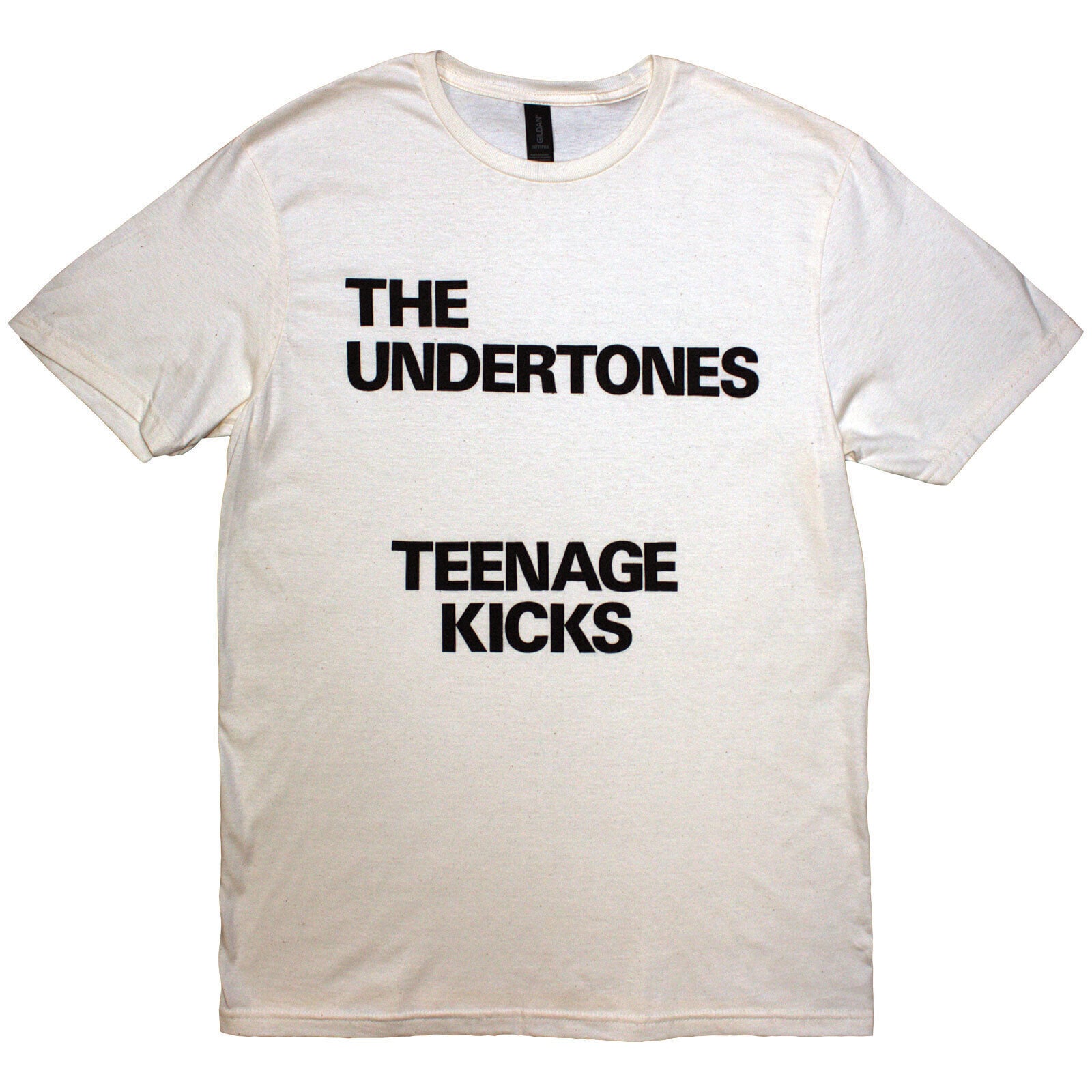 Camiseta de manga corta The Undertones Teenage Kicks Text Natural S Camiseta de manga corta