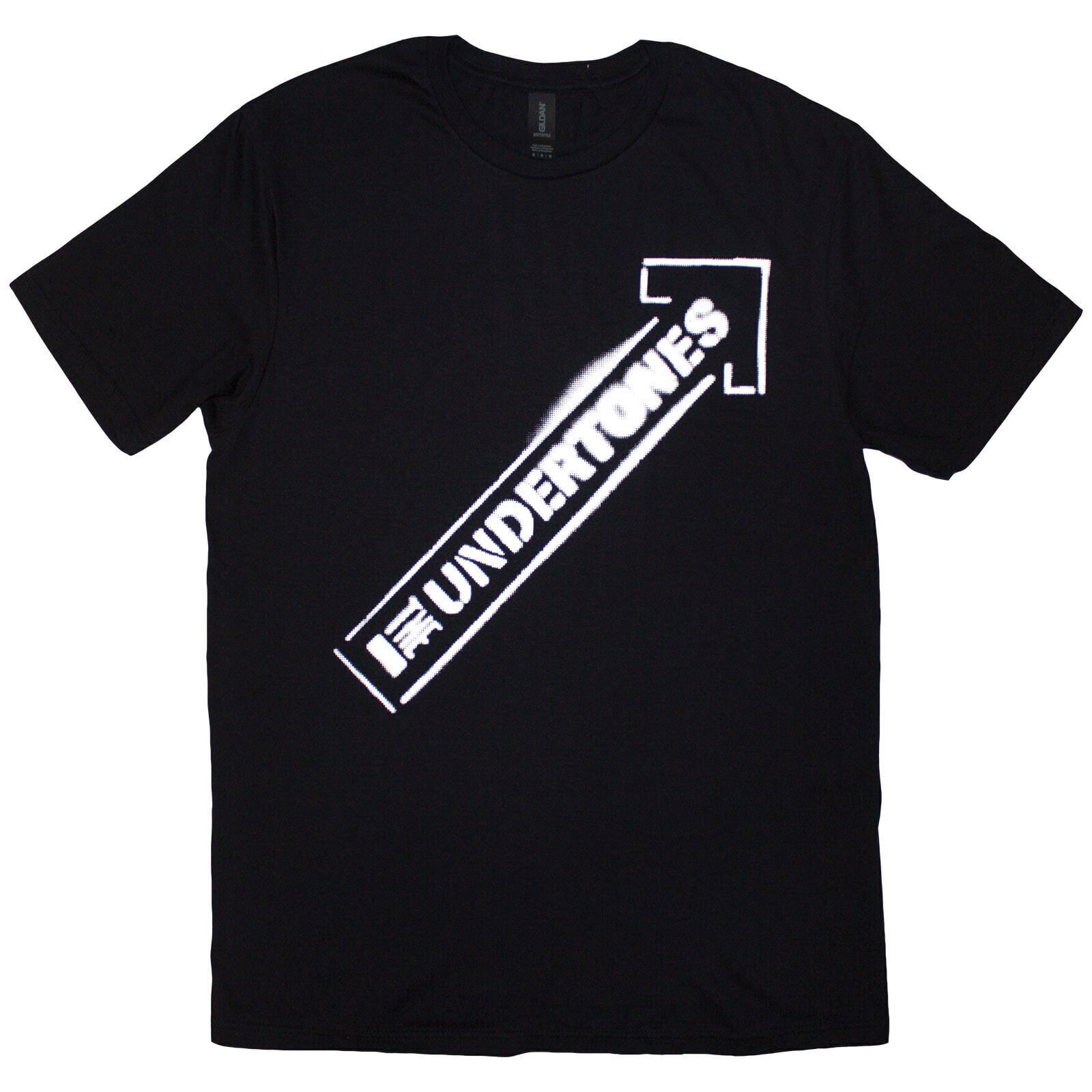 T-shirt The Undertones Arrow Spray White Black 2XL T-shirt