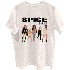 T-shirt Spice Girls Photo Poses White 2XL T-shirt