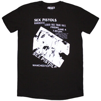 Koszulka Sex Pistols Manchester Flyer Dress Black S Damskie Koszulka - 1