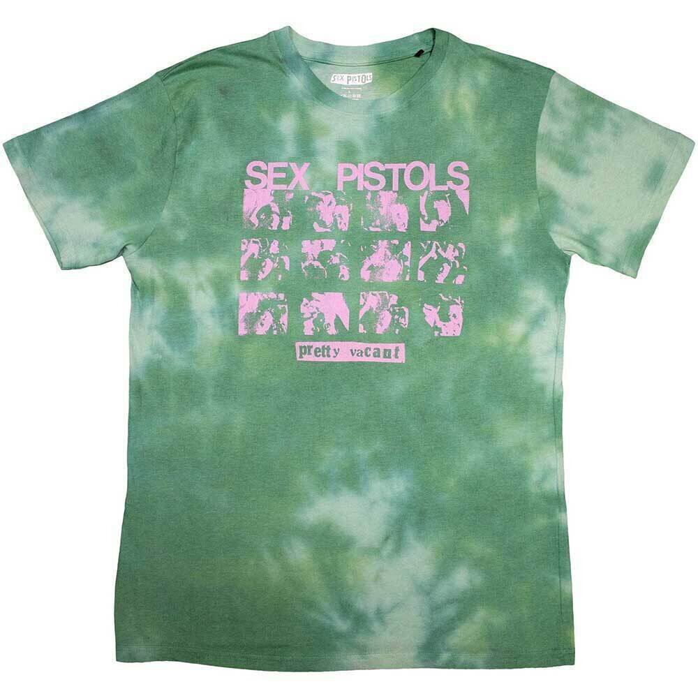 Marškinėliai Sex Pistols Pretty Vacant (Wash Collection) Green L Marškinėliai