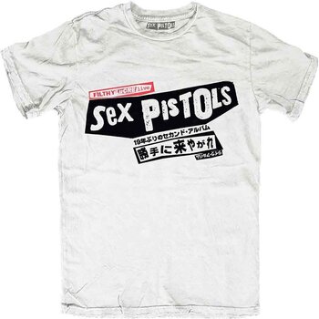 T-särk Sex Pistols Filthy Lucre Japan (Back Print) White 2XL T-särk - 1