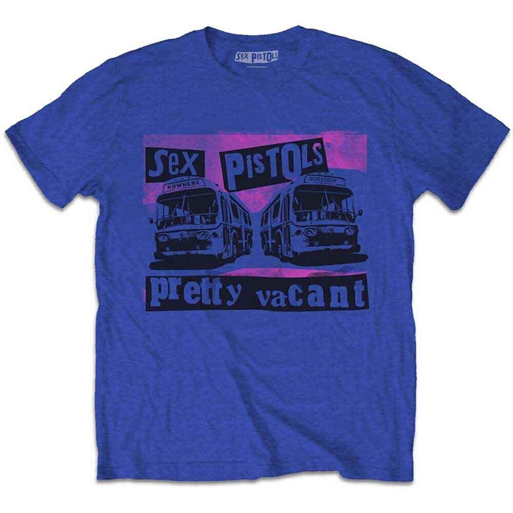 T-shirt Sex Pistols Pretty Vacant Coaches Royal Blue S T-shirt