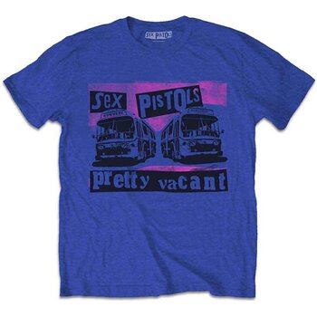 Shirt Sex Pistols Pretty Vacant Coaches Royal Blue L Shirt - 1