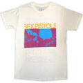 Sex Pistols 100 Club (Back Print) Natural XL T-Shirt